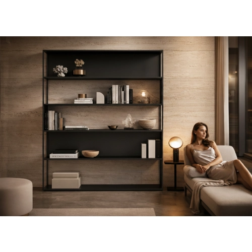 REGAŁ NA KSIĄŻKI METALOWE  RNK-143 B